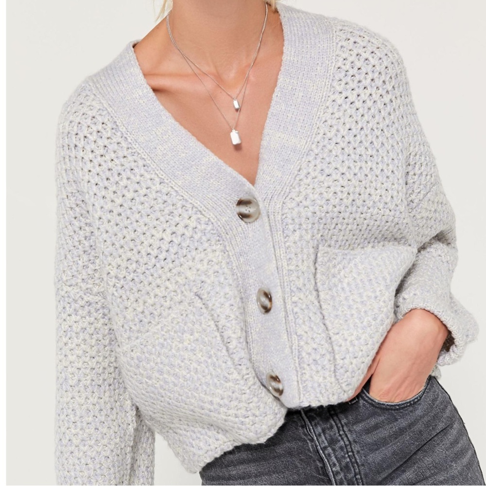 Urban outfitters UO Smith Boxy Button-Front Cardigan size xs